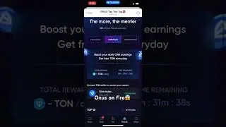 Onus on fire#tap2earn #onus#airdrop