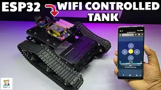 Как построить робот-танк ESP32 с управлением по WiFi (с калибровкой скорости)