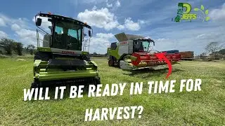 GETTING THE COMBINE READY FOR HARVEST!
