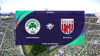Panathinaikos vs NFC Volos (18/02/2023) Stoiximan Super League PES 2021