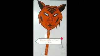How to make a Beautiful Tiger Mask.