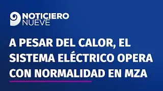 A pesar del calor y el alto consumo, el sistema el&eacute;ctrico opera con normalidad en Mendoza
