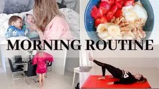 【ブログ】２歳と生後３ヶ月ママのモーニングルーティーン！サプライズあり！Mom's Morning routine with 2 kids vlog