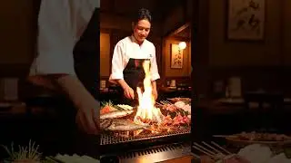 Authentic Robatayaki  Primitive Grill wi