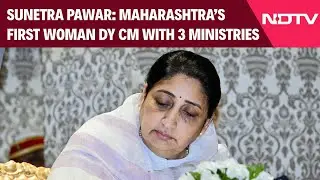 Sunetra Pawar News | Sunetra Pawar, Maharashtra's 1st Woman Deputy CM, Heads 3 Ministries