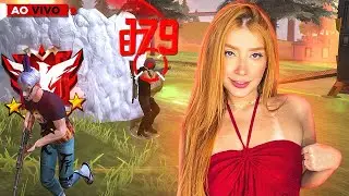 RAINHA DA RANK VOLTOU 🔥 JOGANDO COM O CHAT 🔥 merine lives free fire