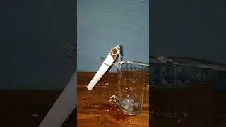 paper smoke experiment - 2.0 creation #youtubeshorts