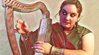 Assassins Creed Odyssey Romance Theme on Celtic Harp