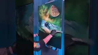 #TimeLapsePainting #Galaxy #SpaceArt #TimeLapseArt #timelapse #paintwithjosh #bobross #shortsart