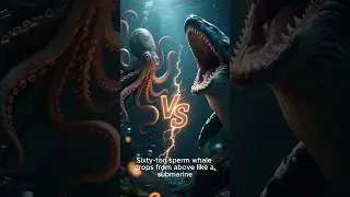 Giant Squid vs Sperm Whale - 2 Miles Deep 🦑🐋