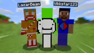 Vikkstar123 & LazarBeam JOIN the Dream SMP! (More Members!)