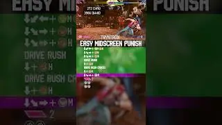 TERRY MIDSCREEN CRAZY PUNISH #sf6terry #sf6