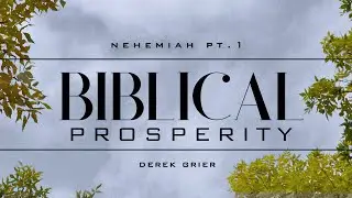 Nehemiah, Pt 1 - 