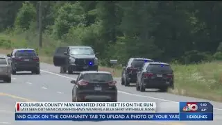 Suspect on the run