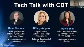 Tech Talk with CDT - featuring Tiffany Angulo, Angela Shell and Russ Nichols