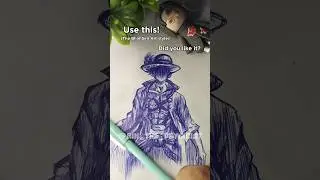 No need to draw Anime Face| Just use this trick!|Do you struggle with anime faces?|Luffy - Onepiece