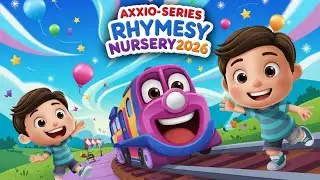 Humpty Train 🚂😊 | Smiling Train Song for Kids | Fun Learning Video 2026 | AXXIO-SERIES