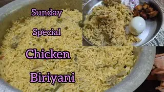 Perfect sunday chicken Biryani recipe|Family special|Aromas of sunday 😋|vibe with Gee 