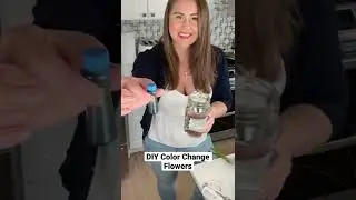 Color Change Flowers DIY #flowers #colorchange #diy #4thofjuly #summer