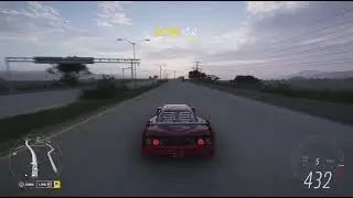 Forza Horizon 5 : ferari f40 speed up to 432km 
