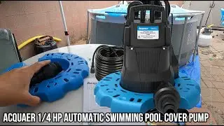 Автоматический насос для покрытия бассейна Acquaer 1/4 л.с.