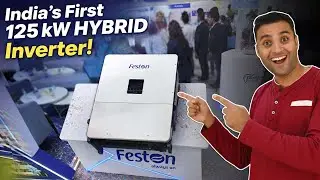 Feston 125 kW Hybrid Inverter Launch |  Hybrid Micro inverter | Best Hybrid solar inverter
