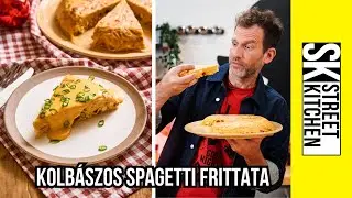 🤯 Nagy OLASZ 🇮🇹 dupl&aacute;z&aacute;s Z&eacute;től: kolb&aacute;szos SPAGETTI FRITTATA sajtfond&uuml;vel 🧀