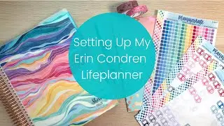 Setting up my 2020/2021 Erin Condren Lifeplanner
