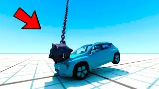 BeamNG Drive &mdash; Epic Crash Test! Car VS Mace!