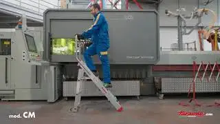 CM Sgabello professionale alluminio Faraone