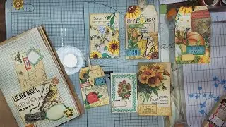QECS | Sunny Garden Journal | Tags, Journal Cards and Pocket