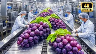 Inside the Factory: The Secret Process Behind World's Best Grape Juice