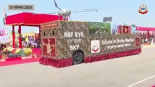 ⚡BSF EYE IN THE SKY🌤️A first ever spectacular DRONE SHOW was presented in BSF Diamond Jublee Celeb.