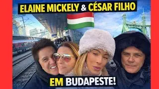 C&eacute;sar Filho e Elaine em Budapeste, na Hungria, mostrando lindos lugares 🤩
