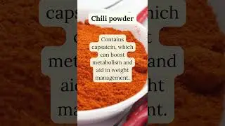 Chili Powder Spice Benefits