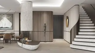 Fusion Mood. Interior of a villa in &Egrave;ze, France.