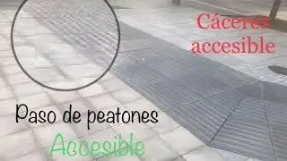 Paso de peatones accesible