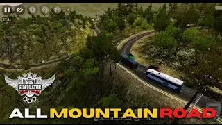 All Mountain Road | Bus Simulator | MIX GAMER | Nwe Game 2023