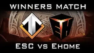 Escape vs Ehome The International 2016 TI6 Highlights Winners Match Dota 2