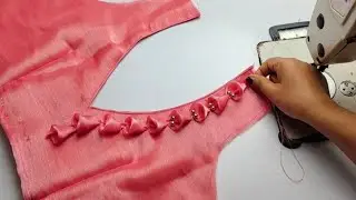 Most popular back neck blouse design on youtube