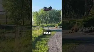 Arrma Outcast 8s Send it #shorts #arrma #traxxas #rc #jump #backflip #sendit #rctruck #outcast