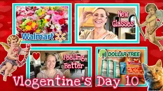 ❤️VLOGENTINE&rsquo;S DAY 10❤️ | Dollar Tree | Walmart | February 10, 2022 | Traci B