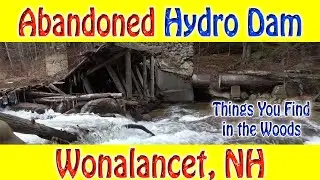 Abandoned Hydro Dam Wonalancet, NH - Brook Path