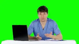 Reception at the Doctor  Green Screen Video Effect | No Copyright Stock Video