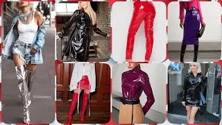 fabulous latex leather colorful outfits for ladies #latex #fashion #ideas #outfits #trending #latest