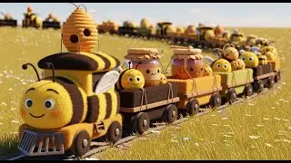 Bumblebee Bullet Train Boogie Animated Nursery Rhyme Sing Along Kids Songs Fun Ride