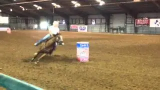 Charlie winning the $750 Novice and running in the 2D