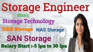 Storage Technology ll Basic of storage Technology l Nas storage l SAN Storage l Salary Packages.