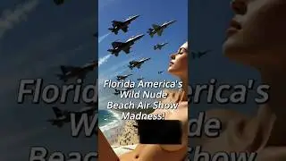 Florida America's Wild Nude Beach Air Show Madness! #FloridaNudeBeach #HauloverInsanity #topless