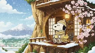 Cozy Chill Day with Snoopy 🐾 Positive Jazz for Relax & Good Energy